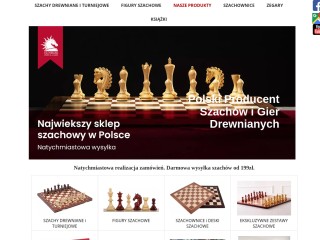 Sklep Szachowy: Szachy, Figury, Zegary, Książki, GRAWEROWANIE LASEROWE! - Polski Producent szachów e