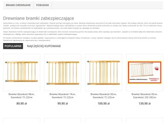 Drewniane bramki zabezpieczające na schody, listwy montażowe – eBramka