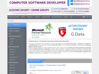 Dystrybutor oprogramowania Hurt, Detal - programy antywirusowe, systemy operacyjne - Programvare.pl