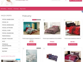 Pościel - piękno i styl. Najwyższej jakości pościele - prezent ślubny