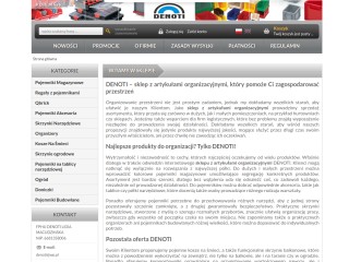 Sklep z artykułami, produktami organizacyjnymi - denoti.sklep.pl