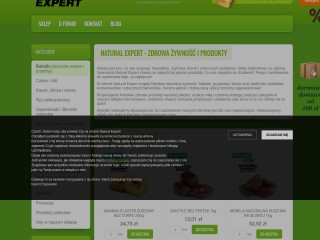 Naturalna żywność, zdrowe produkty - sklep internetowy - Białystok  - Natural Expert
