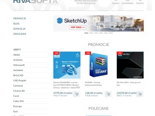 Rivasoft.pl - sprzedaż i dystrybucja oprogramowania Adobe, Corel, SketchUp Pro, 3ds Max 2020, Photos