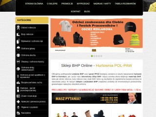Sklep BHP Online | Hurtownia | Artykuły PPOŻ | Sprzęt i Akcesoria - Ostrołęka - POL-PAW - POL-PAW