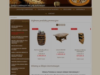 Pawłowianka - Beczki dębowe na wino, antałki - sklep internetowy