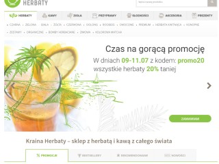 Herbata i kawa z całego świata: sklep KrainaHerbaty.pl
