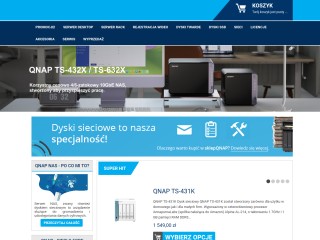 Dyski sieciowe QNAP w najlepszym sklepie z produktami QNAP w Polsce - prowadzonym przez Storage IT.