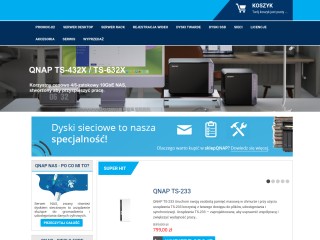 Dyski sieciowe QNAP w najlepszym sklepie z produktami QNAP w Polsce - prowadzonym przez Storage IT.