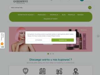 Hurtownia fryzjerska Toruń, sklep z artykułami fryzjerskimi - Queenfryz Professional