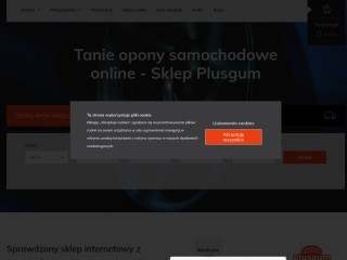 Tanie opony samochodowe online - Sklep Plusgum - Plusgum.pl
