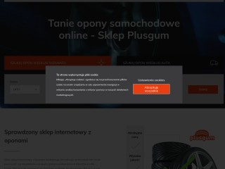 Tanie opony samochodowe online - Sklep Plusgum - Plusgum.pl