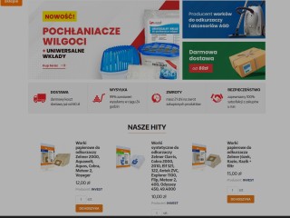 Sklep INVEST: SOLIDNE AGD, AKCESORIA DO KUCHNI, ODKURZACZE, WORKI DO ODKURZACZY