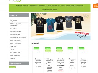 Sklep internetowy z odzieżą i gadżetami z autorskimi grafikami