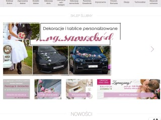 Sklep weselny – dodatki na ślub i wesele - internetowy sklep ślubny DodatkiWeselne.pl