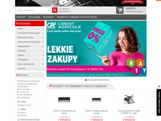 Tenor.com.pl - sklep muzyczny gitary, syntezatory, keyboardy